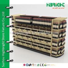 New style low cost customized beer bottle rack display shelf